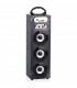 Coluna Portátil Karaoke Z8Box Bluetooth c/Subwoofer 15W Led Preta