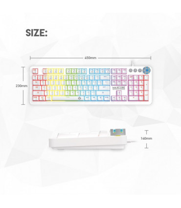 Teclado Mecânico Fantech Max Core MK852 Space Edition (PT)