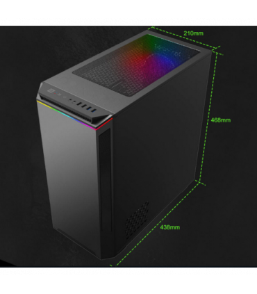 Caixa MTower Gamemax Paladin T801 Black S/ PSU