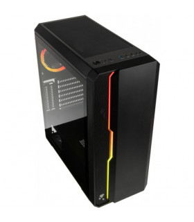 Caixa ATX Kolink Balance ARGB Preta Vidro Temperado