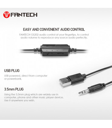 Colunas Fantech Sonar GS202 RGB