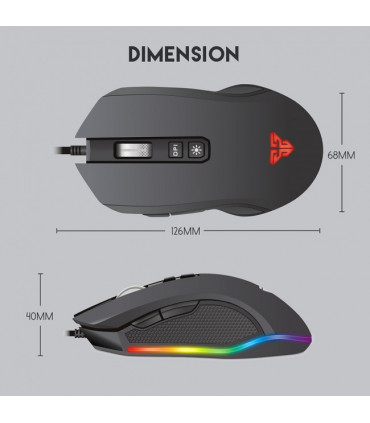 Rato Fantech Zeus X5s 4800DPI