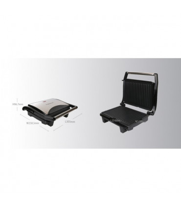 Grelhador Sanduicheira Panini 1000W Aigostar