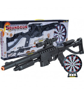 Metralhadora c/ Mira Laser Soundgun