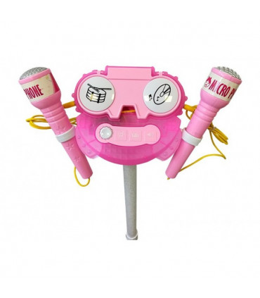 Conjunto Micro Phone Karaoke Duplo