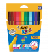 Marcadores Coloridos de Felcro BIC Kids 12 Cores