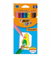 Lápis de Cor 18cm BIC Kids Tropicolors 12 unidades