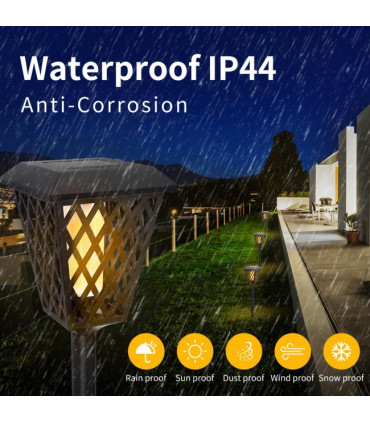 Candeeiro Exterior Solar Aigostar 1800K 0.3W